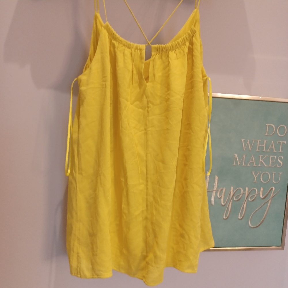 ⭐️PRICEDROP⭐️MASSIMO Dutti Silky lemon tank NWT - Picture 11 of 11